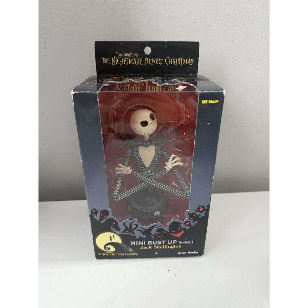 TIM BURTON'S NIGHTMARE BEFORE CHRISTMAS JACK SKELLINGTON MINI BUST UP SERIES 1